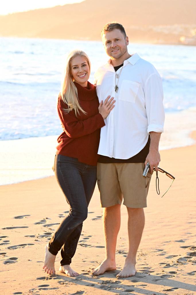 Heidi Montag and Spencer Pratt smiling with their kids.