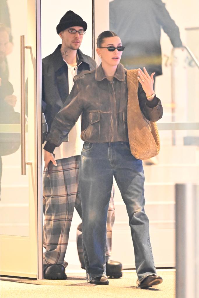 Justin and Hailey Bieber.